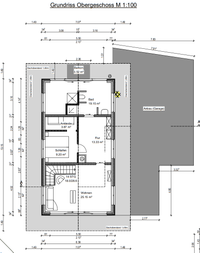 Grundriss des Obergeschosses - Bauplanung und Bauleitung f&uuml;r Ihren Hausbau